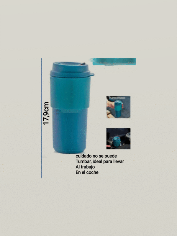 Tupperware ECO+ Taza de café para llevar  de 490 ml